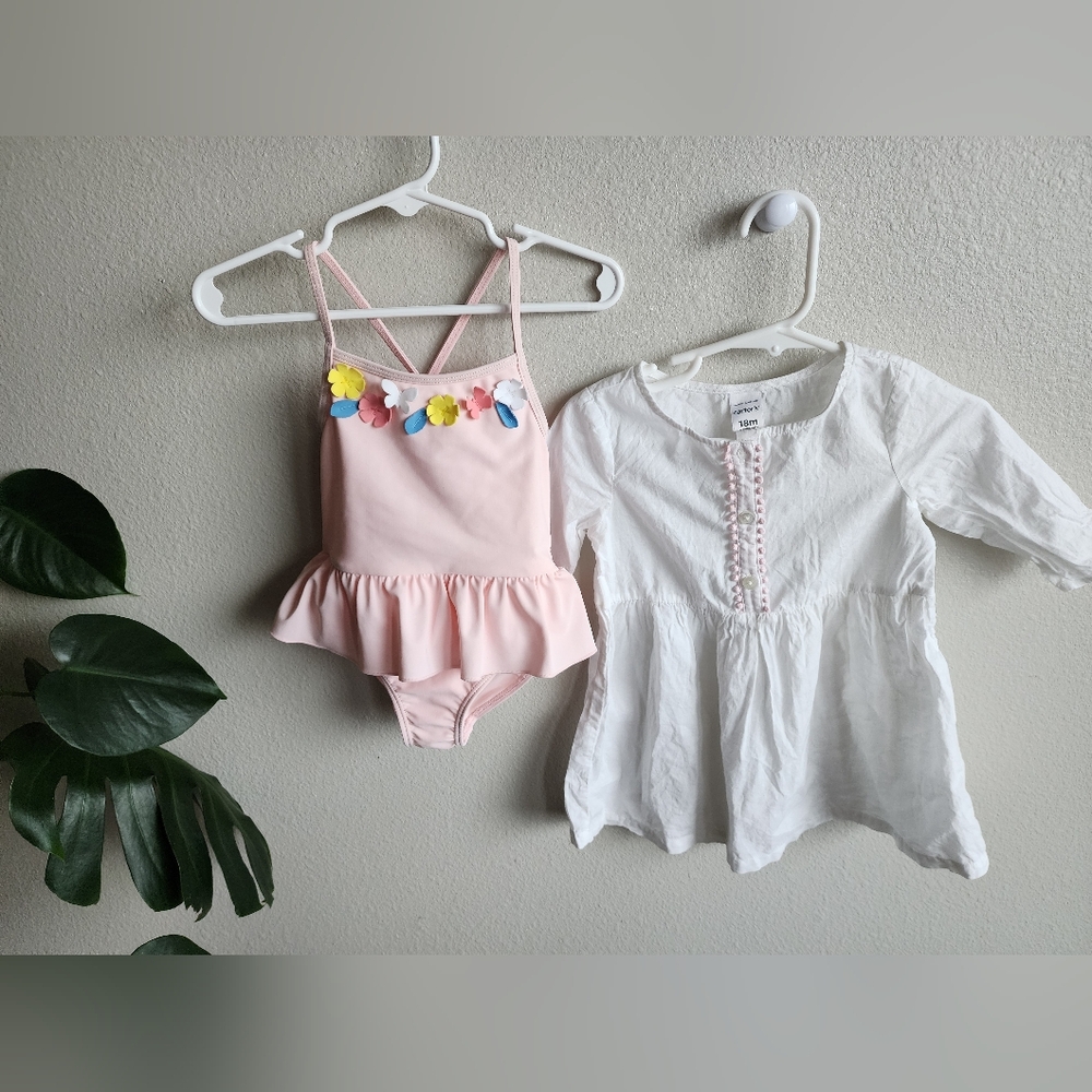 Carter's swimsuit & cover up